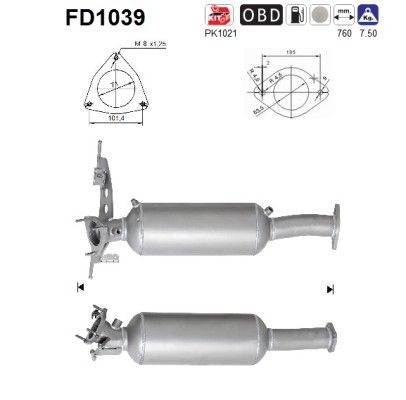 AS FD1039: Tahmafilter