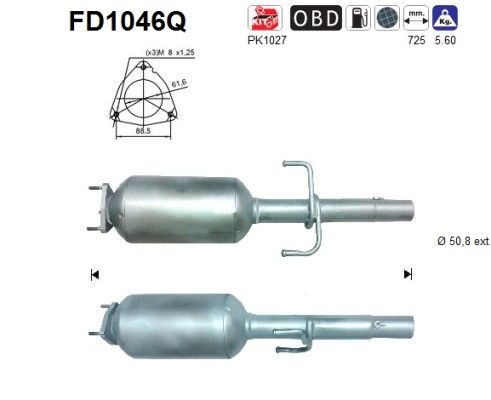 AS FD1046Q: Tahmafilter
