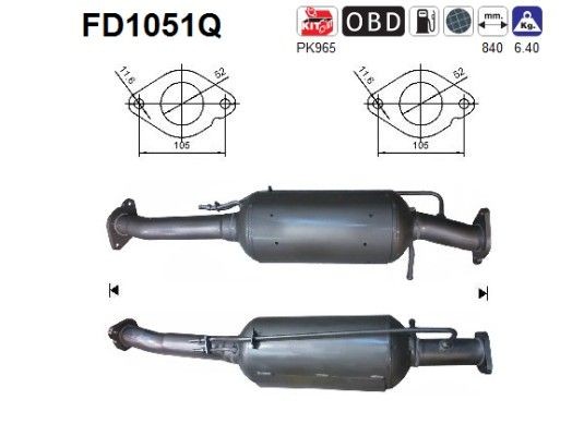 AS FD1051Q: Tahmafilter