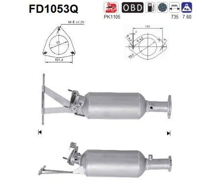 AS FD1053Q: Tahmafilter
