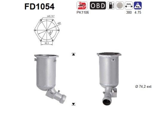 AS FD1054: Tahmafilter