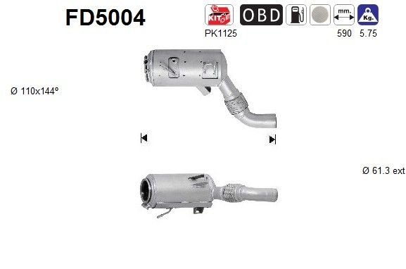 AS FD5004: Tahmafilter