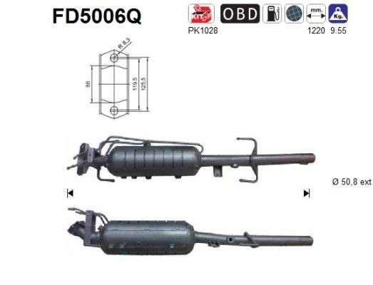 AS FD5006Q: Tahmafilter