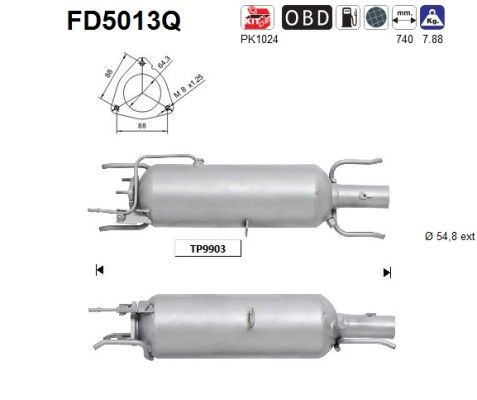 AS FD5013Q: Tahmafilter