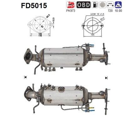 AS FD5015: Tahmafilter