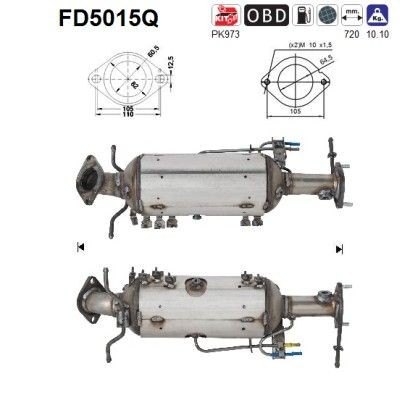 AS FD5015Q: Tahmafilter