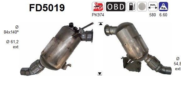 AS FD5019: Tahmafilter
