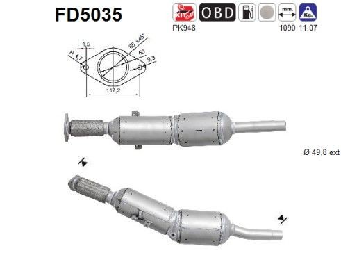 AS FD5035: Tahmafilter
