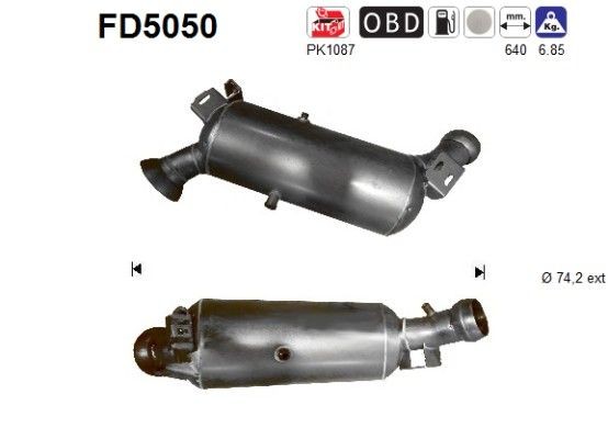 AS FD5050: Tahmafilter