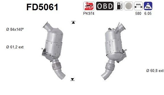 AS FD5061: Tahmafilter