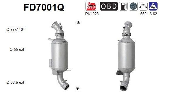 AS FD7001Q: Tahmafilter
