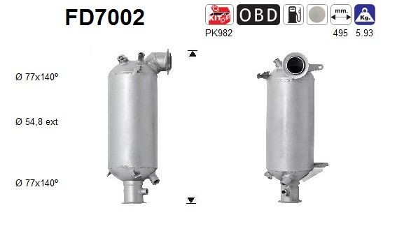 AS FD7002: Tahmafilter