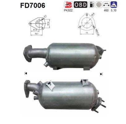 AS FD7006: Tahmafilter