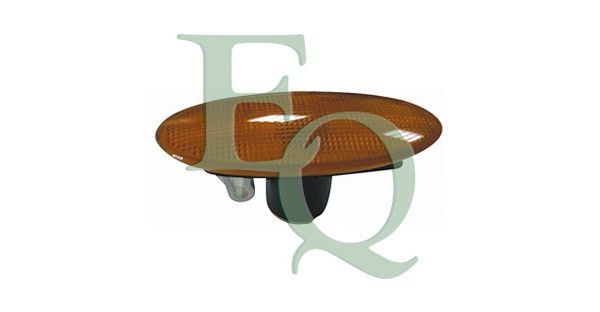 EQUAL QUALITY FL0086: Suunatuli kahepoolne, ees, küljepoolne sisseehitus, oranž