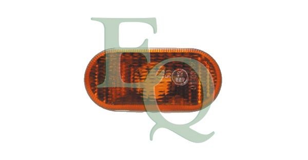 EQUAL QUALITY FL0149: Suunatuli kahepoolne, ees, küljepoolne sisseehitus, kollane