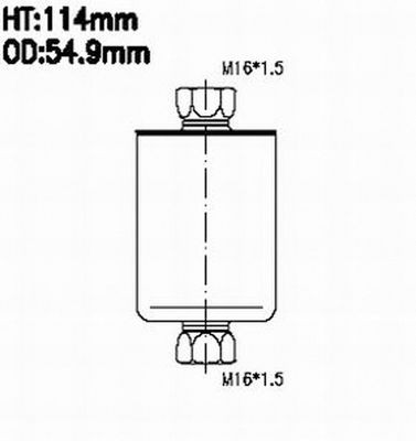 JS ASAKASHI FS481J: Kütusefilter
