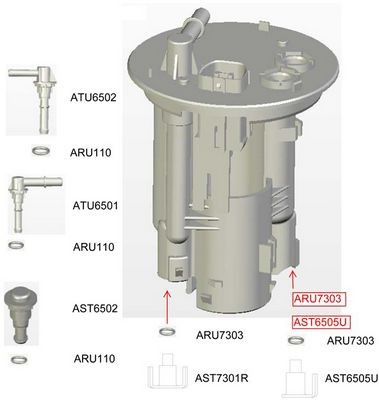JS ASAKASHI FS6505U: Kütusefilter