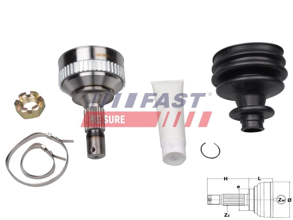 FAST FT25088K: Set articulatie, planetara spre roata