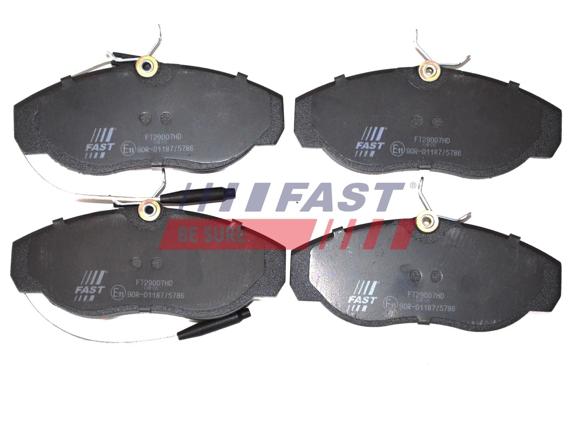 FAST FT29007HD: Piduriklotsid Esisild