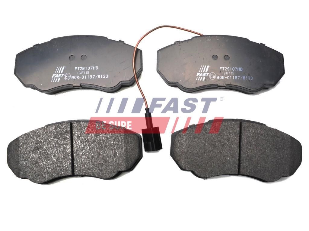 FAST FT29107HD: Piduriklotsid Esisild