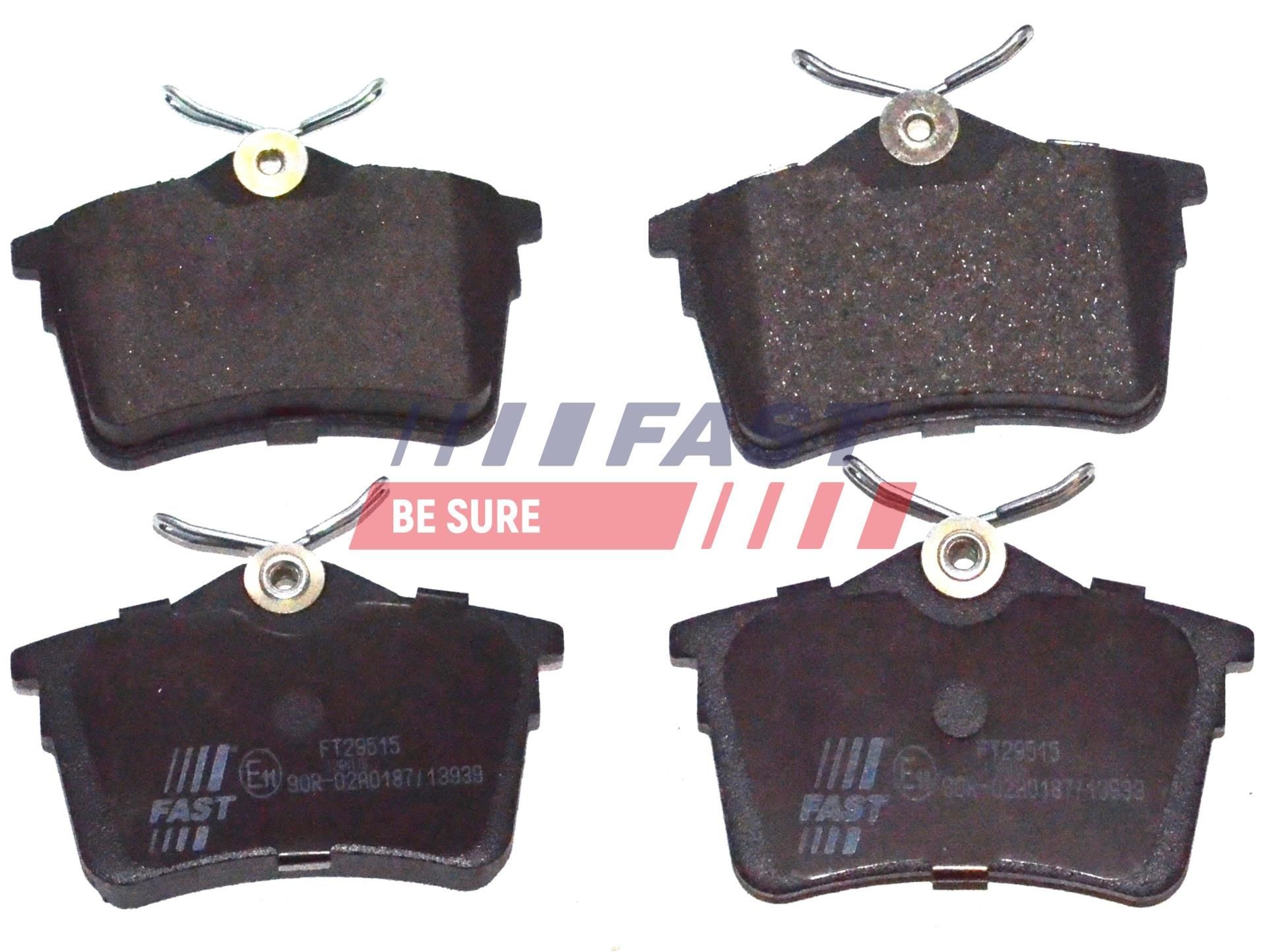 FAST FT29515: Piduriklotsid Tagasild