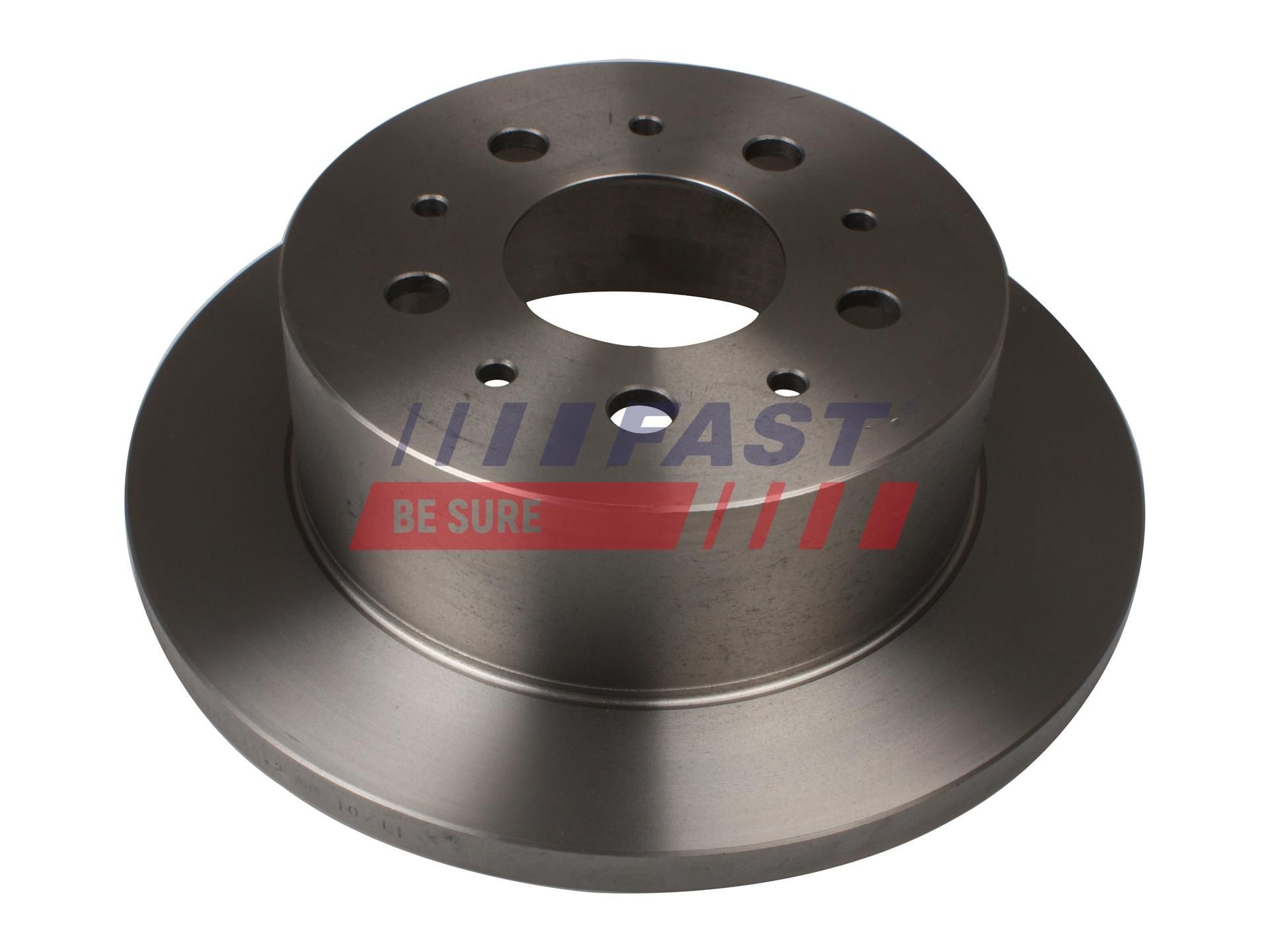 FAST FT31095: Bremžu diski Aizmugurējais tilts, Ø: 280mm, pilnīgi, Ø: 280mm