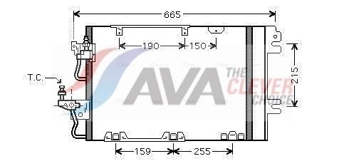 AVA COOLING SYSTEMS FT5396D: Condensator, climatizare cu uscator