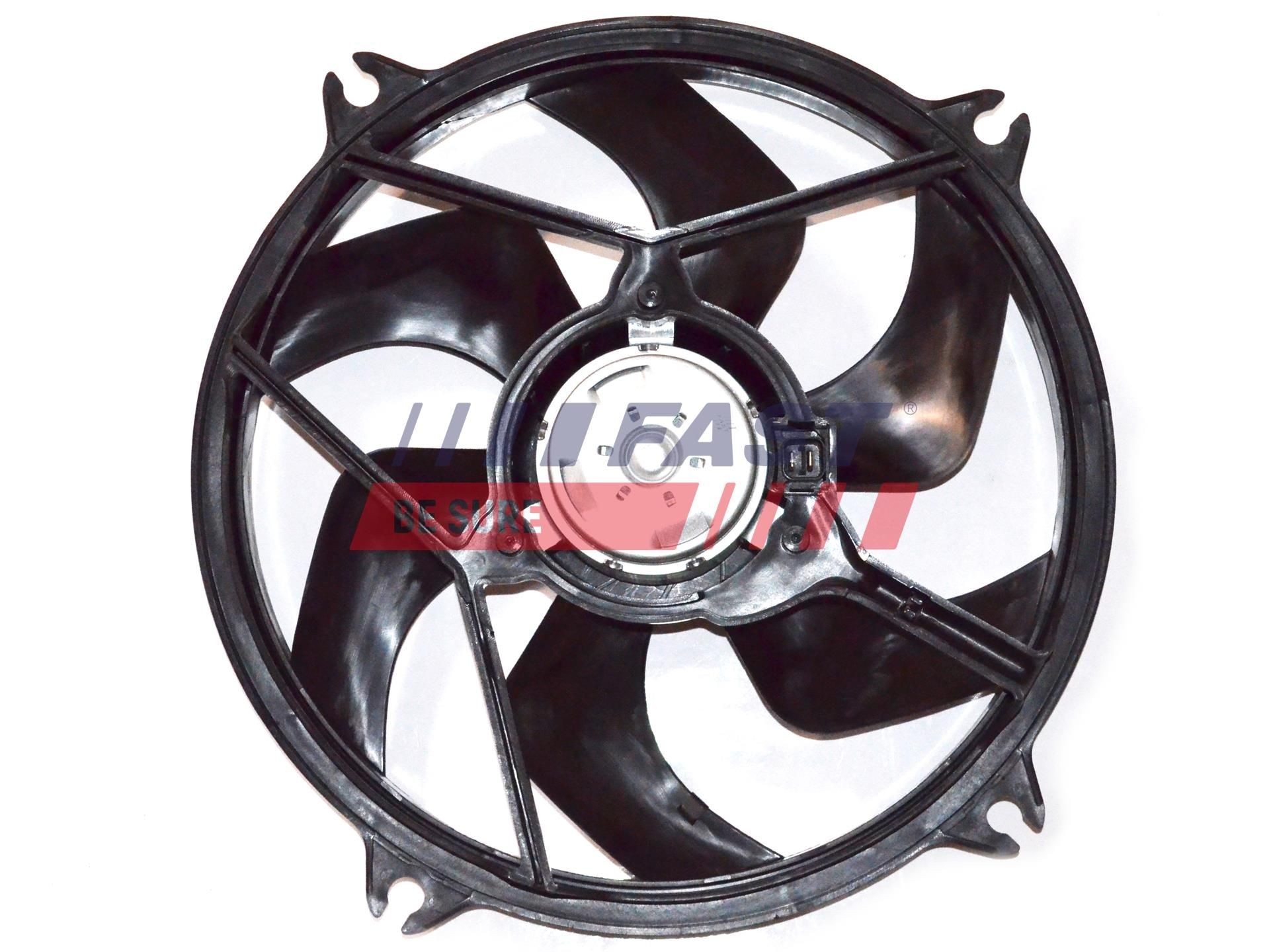 FAST FT56175: Motoventilateur 385mm, sans cadre du véntilateur du radiateur (encadrement)