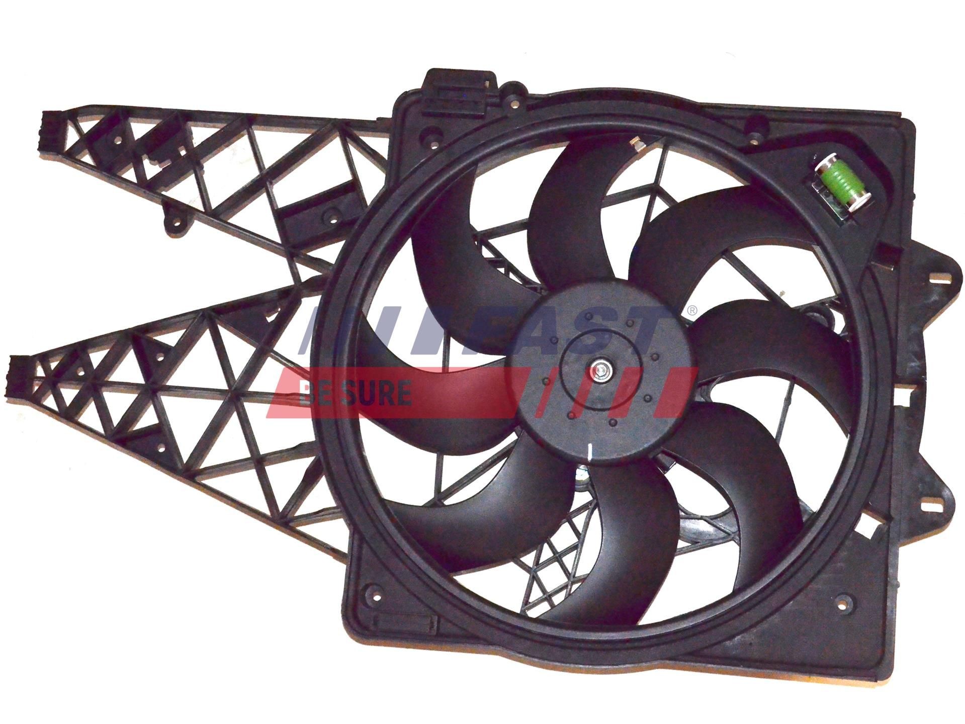 FAST FT56180: Radiaatori ventilaator 405mm, koos jahutusventilaatoriraamiga(Zarge)