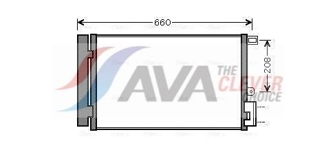 AVA COOLING SYSTEMS FTA5357D: Condensator, climatizare ** CLEVER FIT ** cu uscator