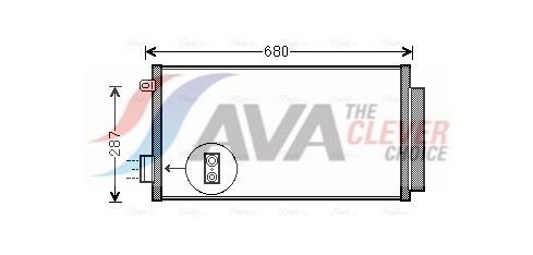 AVA COOLING SYSTEMS FTA5411D: Condensator, climatizare ** CLEVER FIT ** cu uscator
