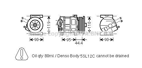 PRASCO FTK457: Compresor AC