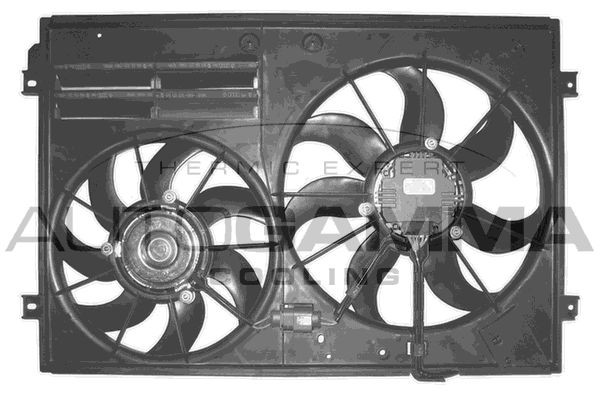 AUTOGAMMA GA200497: Radiaatori ventilaator 360-295mm, koos kanderaamiga
