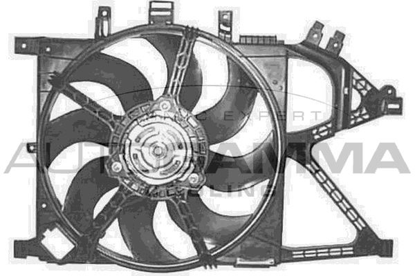 AUTOGAMMA GA200834: Ventilator, radiator 390mm, cu cadru