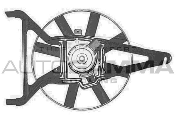 AUTOGAMMA GA201654: Ventilator, radiator 285mm, cu cadru
