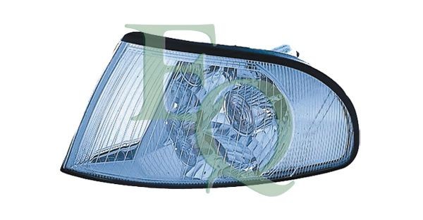 EQUAL QUALITY GA9349: Clignotant avant gauche, blanc, sans porte-lampe
