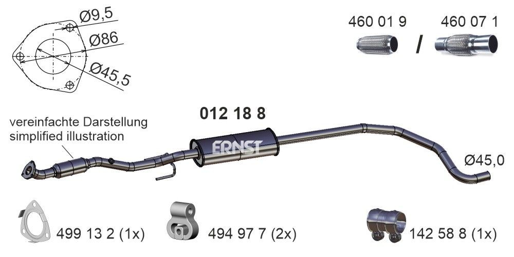 ERNST 012188: Toba esapament intermediara
