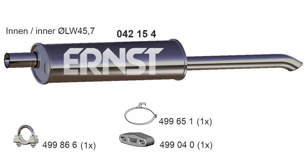 ERNST 042154: Lõppsummuti 920mm