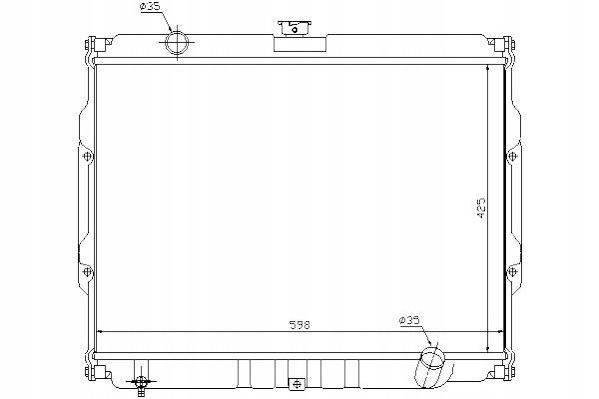 NPS H156I57: Radiateur du moteur