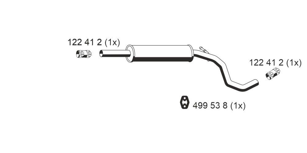ERNST 112260: Kesksummuti 1100mm