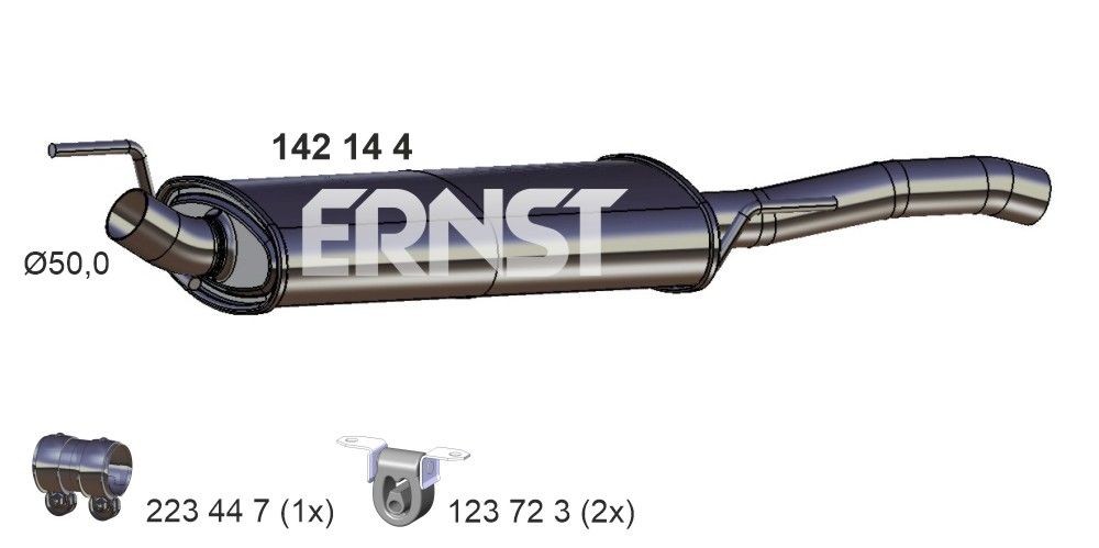 ERNST 142144: Lõppsummuti 830mm