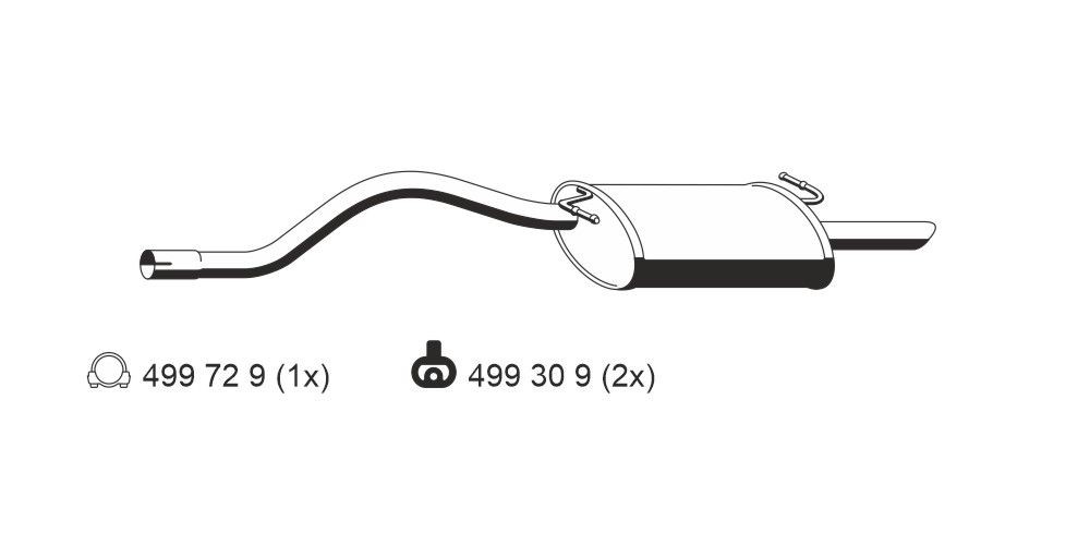 ERNST 313056: Lõppsummuti 1080mm