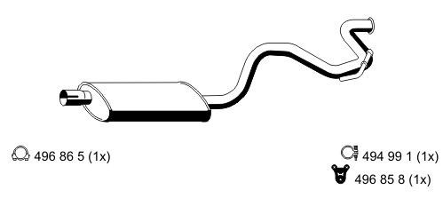 ERNST 348010: Lõppsummuti 1640mm