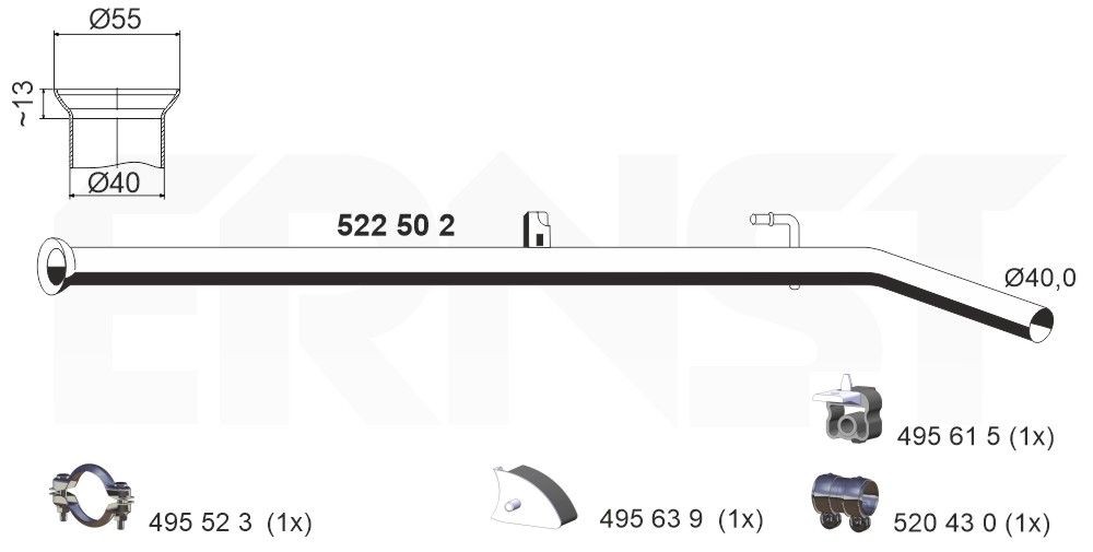 ERNST 522502: Racord evacuare