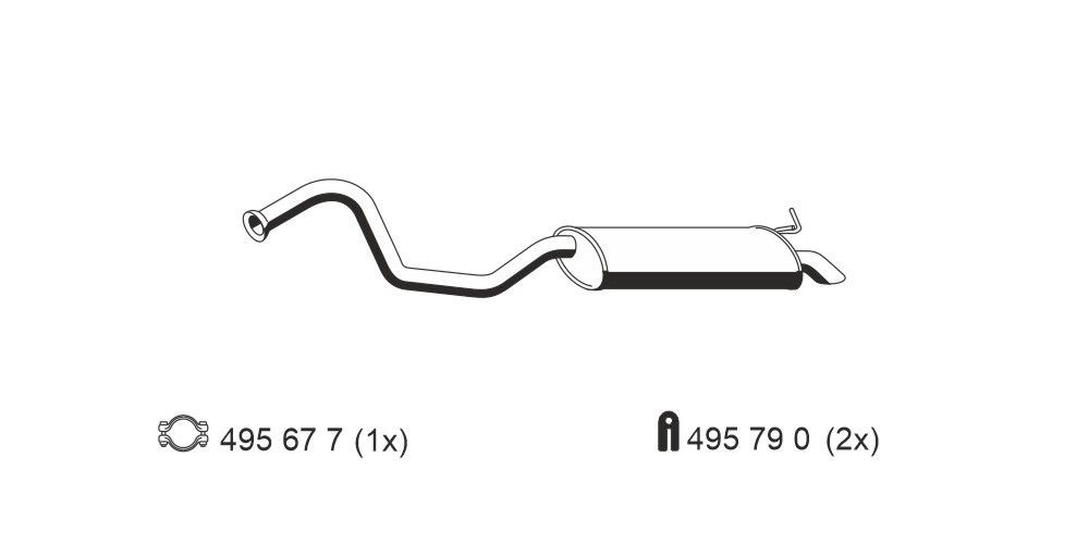 ERNST 525015: Lõppsummuti 1250mm