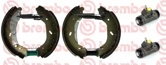 BREMBO K 56 017: Set frana, frana tambur