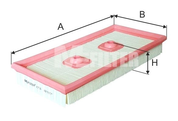 MFILTER K 716: Filtru aer