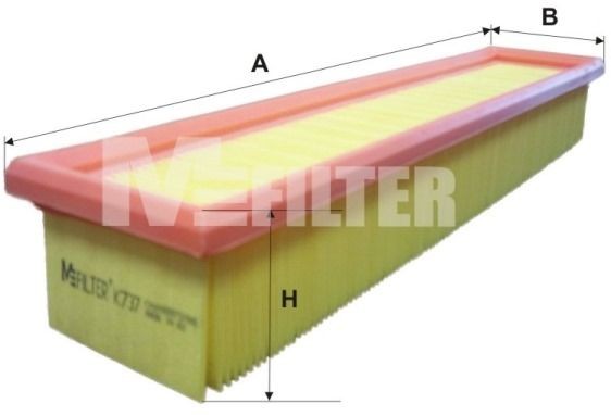MFILTER K 737: Filtro aria