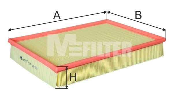 MFILTER K 747: Filtro aria
