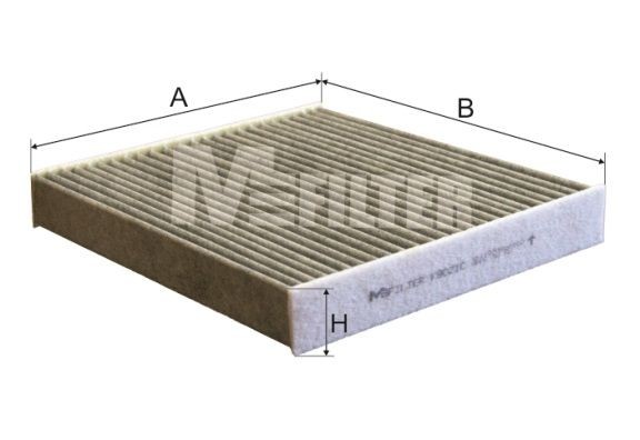 MFILTER K 9021C: Filter, salongiõhk Aktiivsöefilter, Tolmufilter